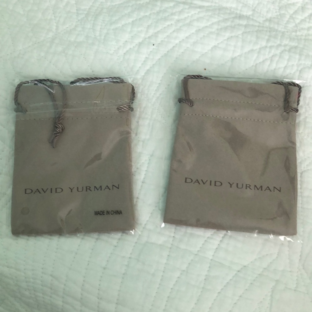 2 David Yurman jewelry bags